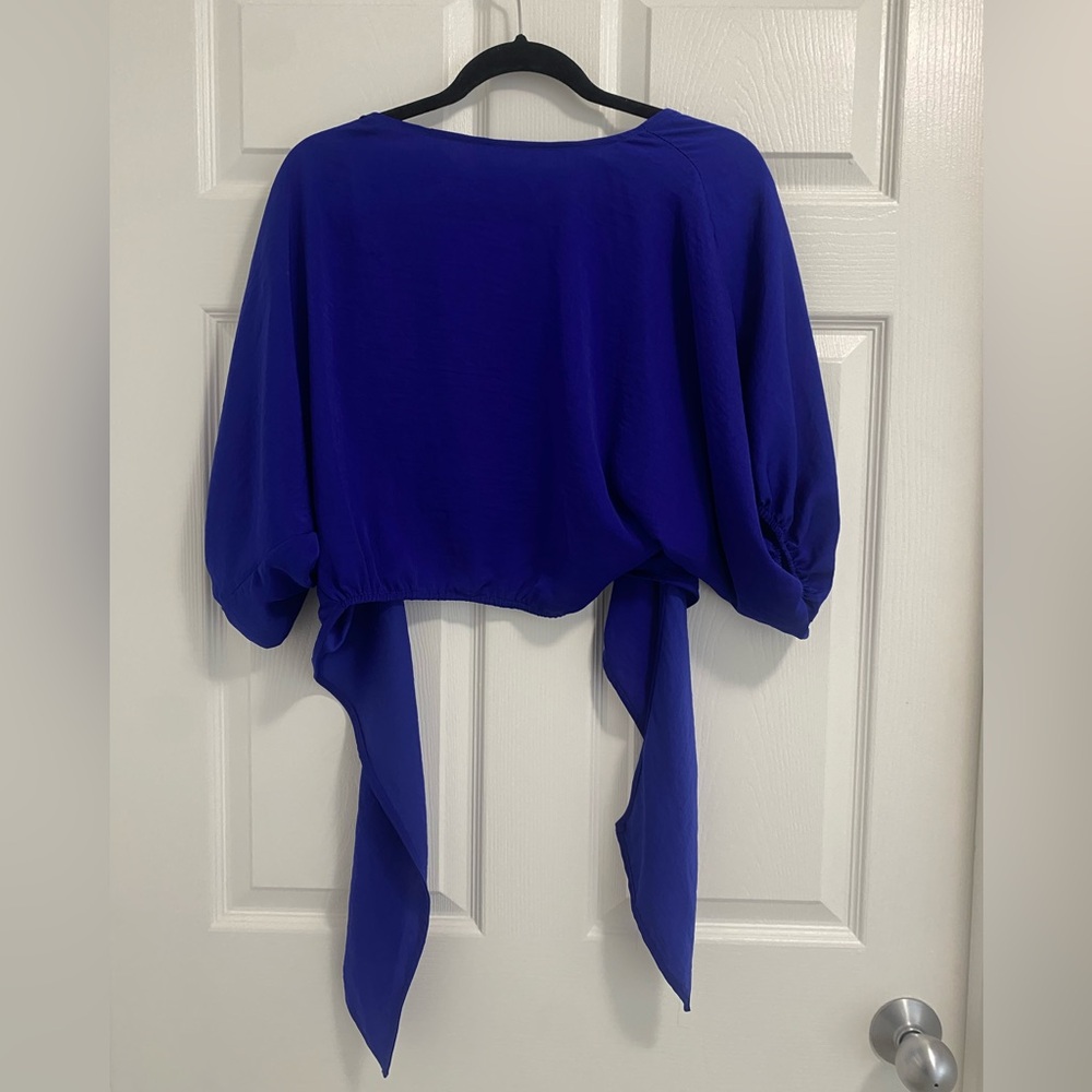 Blackless Crop Top Royal Blue